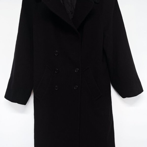 Vintage Long Full Length Steve by Searle Wool Maxi Peacoat Overcoat Jacket Coat - Picture 8 of 11